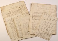 Lot 926 - Letters, indentures and papers relating to the...