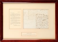 Lot 929 - An original signed letter from Robert...