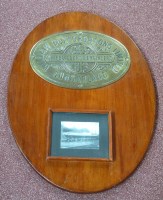 Lot 955 - A brass plaque from the submersible oil-tank C....