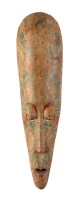 Lot 960 - A mid-20th Century African tribal mask,...