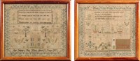 Lot 995 - An early 19th Century sampler, worked by Ann...