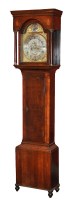 Lot 1018 - Tootell, St. Helen: an oak longcase clock, the...