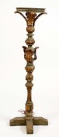 Lot 1064 - A Continental painted wood and gesso torchere,...