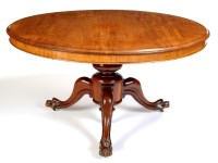 Lot 1066 - A mid 19th Century circular mahogany...