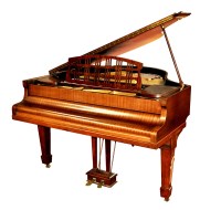 Lot 1071 - A Challen baby grand piano, No. 36277,...