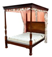 Lot 1072 - A Heal & Son Georgian style mahogany four...