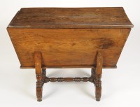 Lot 1075 - An 18th Century oak dough bin, with detachable...