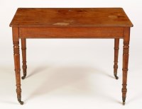 Lot 1095 - A mid 19th Century rectangular library table,...