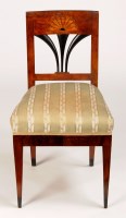 Lot 1111 - A 19th Century German Biedermeier dining chair,...