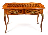 Lot 1113 - A decorative South German walnut and cube...