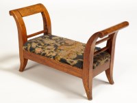 Lot 1117 - A small 19th Century German Biedermeier stool...