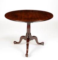 Lot 1157 - A George III circular mahogany occasional...