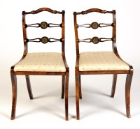 Lot 1176 - A pair of stained beech early 19th Century...