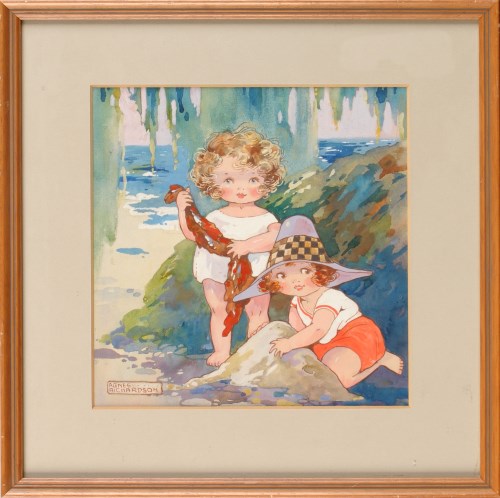 Lot 175 - Agnes Richardson (1885-1951) ''WINSOME INFANTS...
