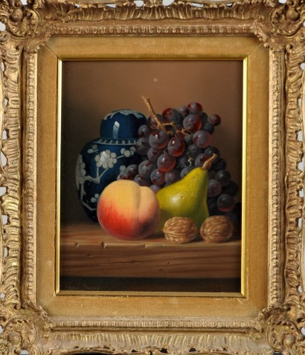 Lot 203 - Brian Davies (1942-) ''STILL-LIFE WITH CHINESE...