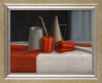 Lot 209 - Trudie Mooney (Contemporary) ''RED PEPPERS'' -...