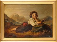Lot 217 - S*** B*** (19th Century) A YOUNG GYPSY GIRL...