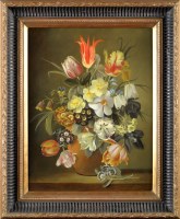 Lot 218 - Edna Bizen, SWA (1929-) ''SPRING FLOWERS''...