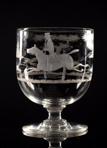 Lot 279 - A 19th Century glass presentation rummer,...