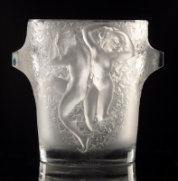 Lot 283 - ''Ganymede'': a Lalique champagne cooler,...