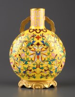 Lot 347 - Royal Worcester: a 'cloisonne' vase, possibly...