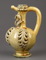 Lot 373 - Zsolnay: a historical revival style jug, shape...