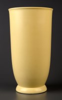 Lot 380 - Keith Murray for Wedgwood: a matte straw vase,...