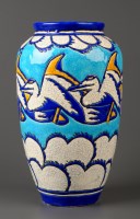 Lot 383 - A Keramis vase by Charles Catteau, decorated...