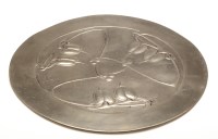 Lot 472 - A Liberty & Co. Tudric pewter card dish...