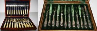 Lot 480 - Twelve early 20th Century fruit knives and...