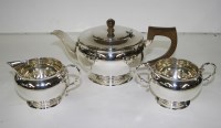 Lot 483 - A George V three-piece tea service, by Page,...