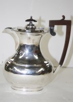 Lot 486 - A George V hot water jug, C.W. Fletcher & Son...