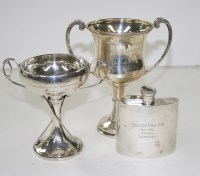 Lot 501 - A George V two-handled polo trophy, maker's...