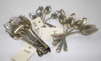 Lot 506 - Twelve George V pastry forks, by Viners,...