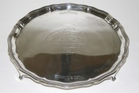 Lot 510 - A George V salver, by Reid & Sons, London 1911,...