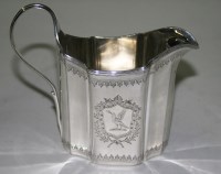 Lot 535 - A George III cream jug, by Robert Hennell,...