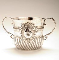 Lot 544 - A Queen Anne porringer, by John Read, London...