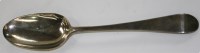 Lot 550 - A George III tablespoon, by Thomas Dean,...