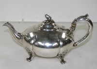 Lot 560 - A Victorian teapot, by Robert Hennell II,...