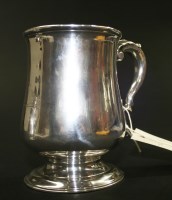 Lot 575 - A George II mug, by John Langlands I,...