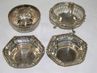 Lot 589 - A pair of George V bon-bon dishes, by Boots...