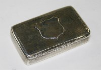 Lot 614 - A Victorian snuff box, by Francis Clarke,...