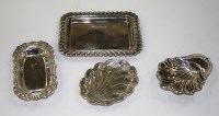 Lot 615 - An Elizabeth II square dish, by Carrs of...