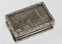 Lot 617 - An Elizabeth II silver snuff box, by D.J.,...