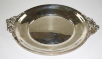 Lot 667 - A sterling silver two-handled dish, by Gorham,...