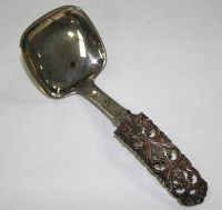 Lot 670 - A Norwegian 830 standard sauce ladle, by...