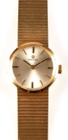 Lot 681 - An Omega 9ct. gold cased lady's cocktail watch,...