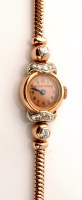 Lot 700 - A lady's diamond set cocktail watch, by...