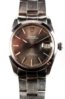 Lot 717 - A steel cased Tudor Prince Oysterdate rotor...