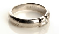 Lot 771 - Tiffany & Co: a single stone brilliant cut...